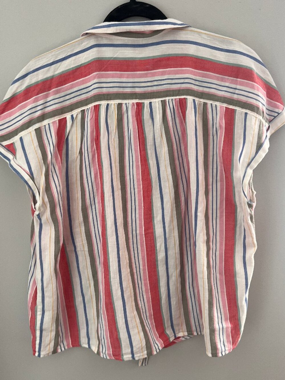 Old Navy Multi Coloured Striped Blouse, Size XL - Picture 2 of 5